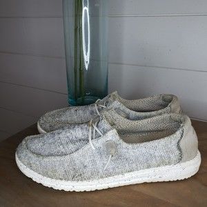 Hey Dude Womens Wendy Stretch Cloud Grey Size 6